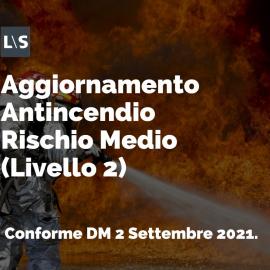 Corso aggiornamento antincendio rischio medio (livello 2)