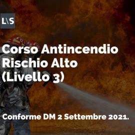 Corso antincendio rischio alto (livello 3)