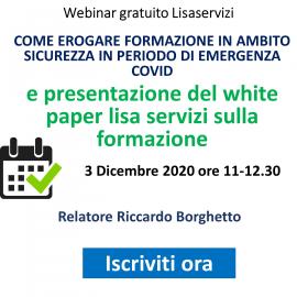 Come erogare formazione in ambito sicurezza in periodo di emergenza Covid Come erogare formazione in ambito sicurezza in periodo di emergenza Covid