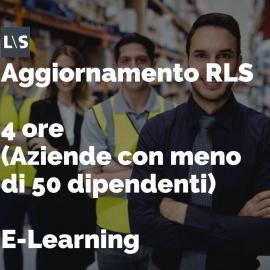 Corso aggiornamento RLS E-Learning 4 ore