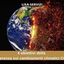 I 4 obiettivi della conferenza sui cambiamenti climatici COP26