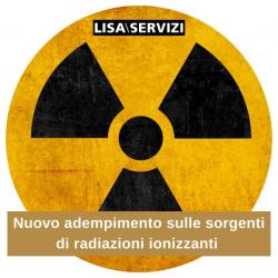 Nuovo adempimento sulle sorgenti di radiazioni ionizzanti 