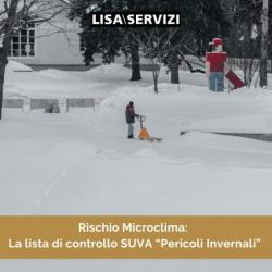 Rischio Microclima: La lista di controllo SUVA “Pericoli invernali”