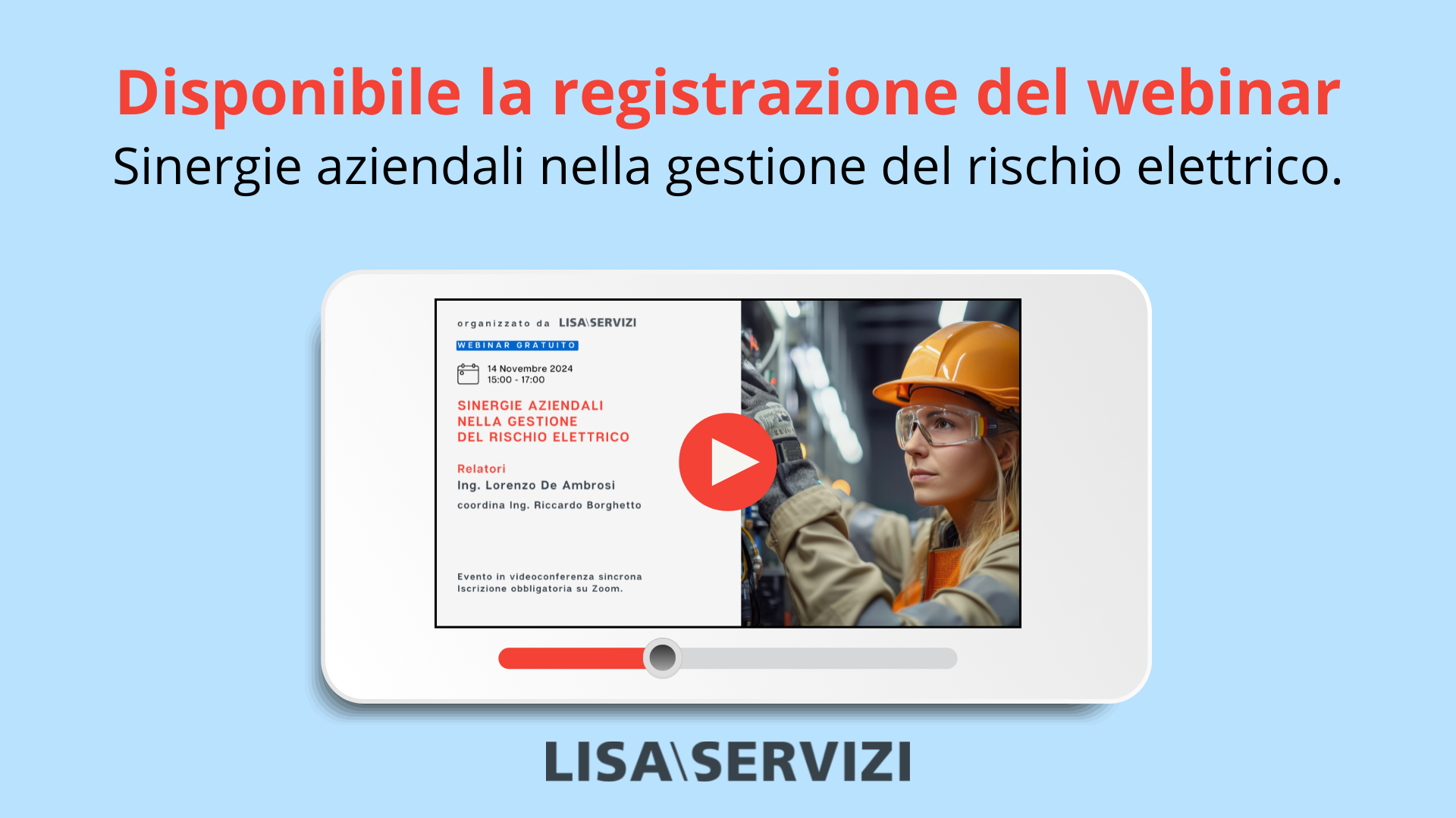 registrazione webinar gratuito gestione rischio elettrico