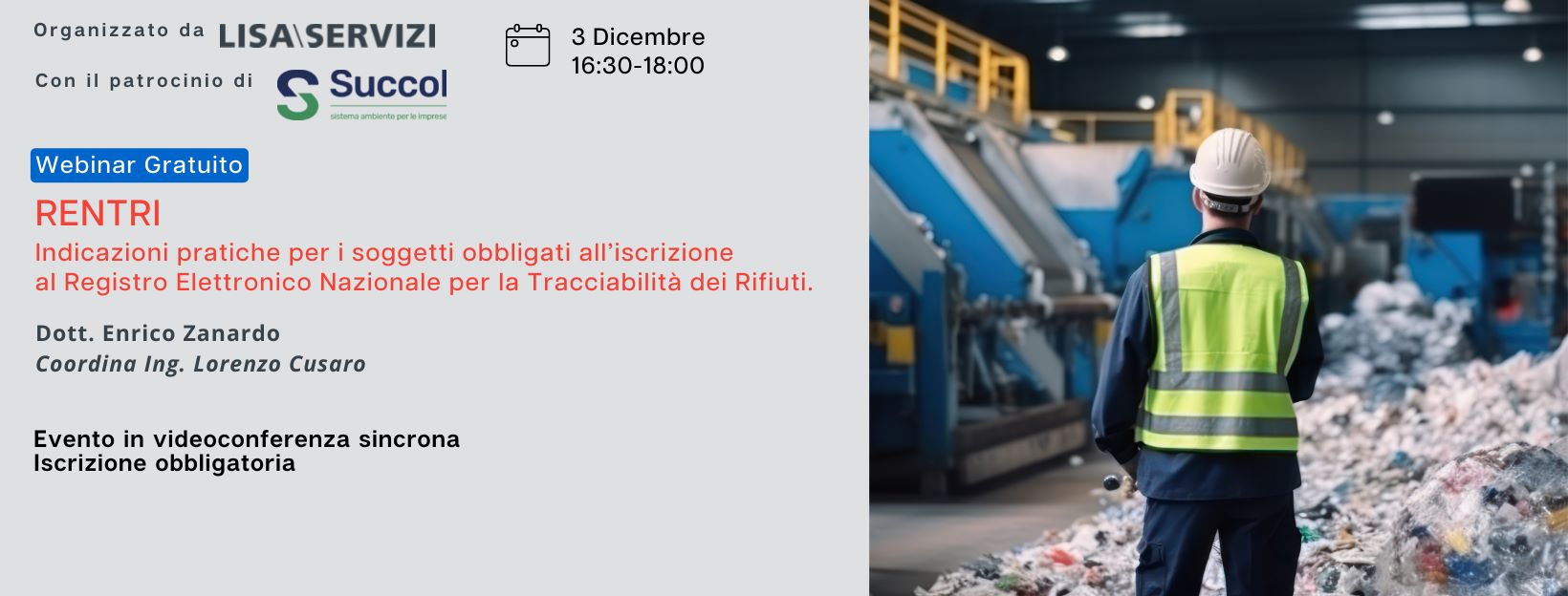 copertina webinar gratuito sul rentri